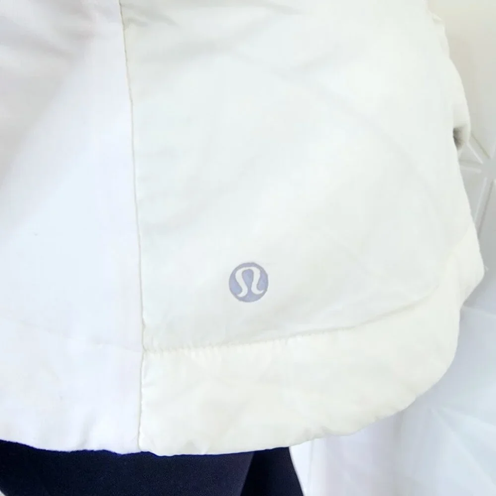 Lululemon Athletica Off-White Quilted Puffer Jacket - Picture 6 of 9
